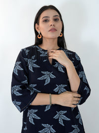 The Everyday Denim Edit Kurta - Etiquette Apparel