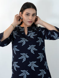 The Everyday Denim Edit Kurta - Etiquette Apparel