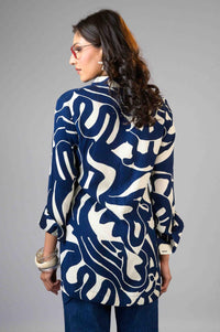 Vintage Wash Print Top - Etiquette Apparel