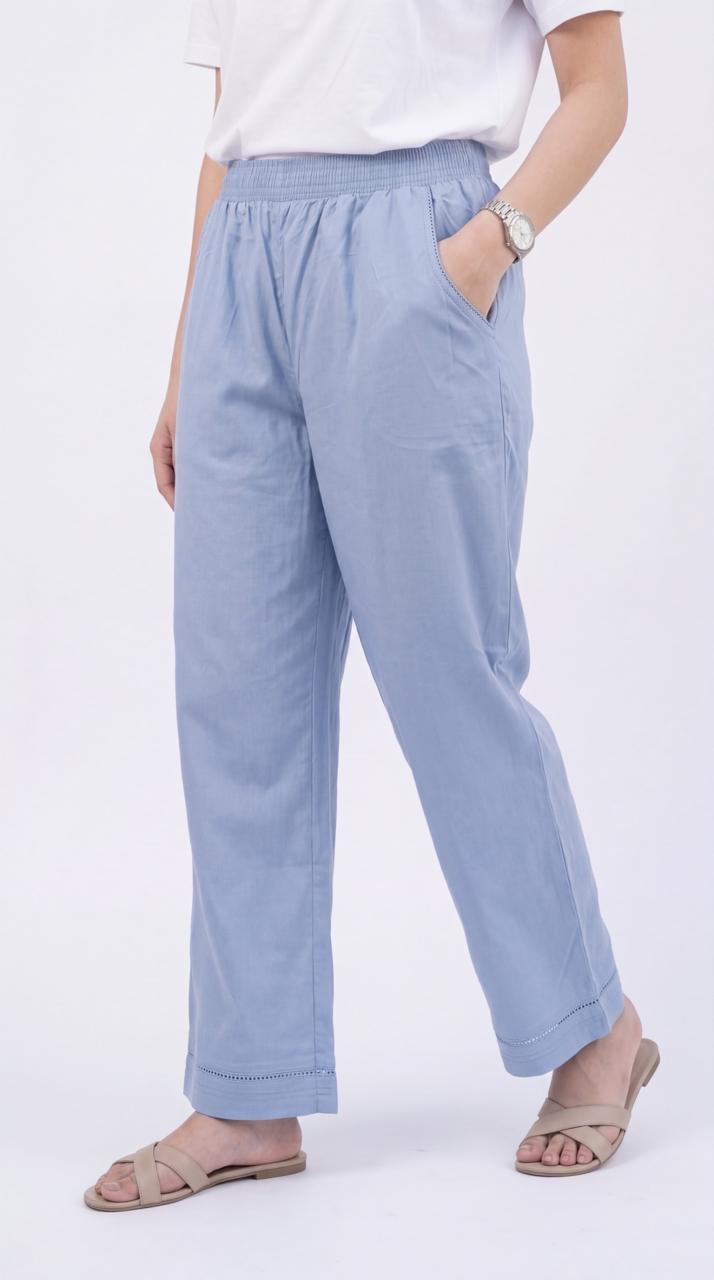Full Broad Elasticated Pants - Etiquette Apparel