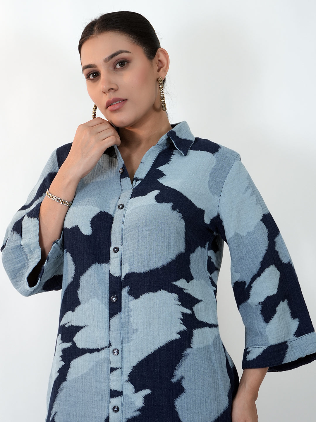 Camo Chic Top - Etiquette Apparel