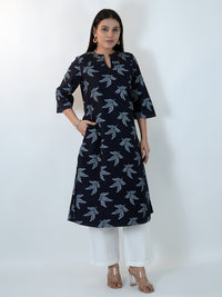 The Everyday Denim Edit Kurta - Etiquette Apparel