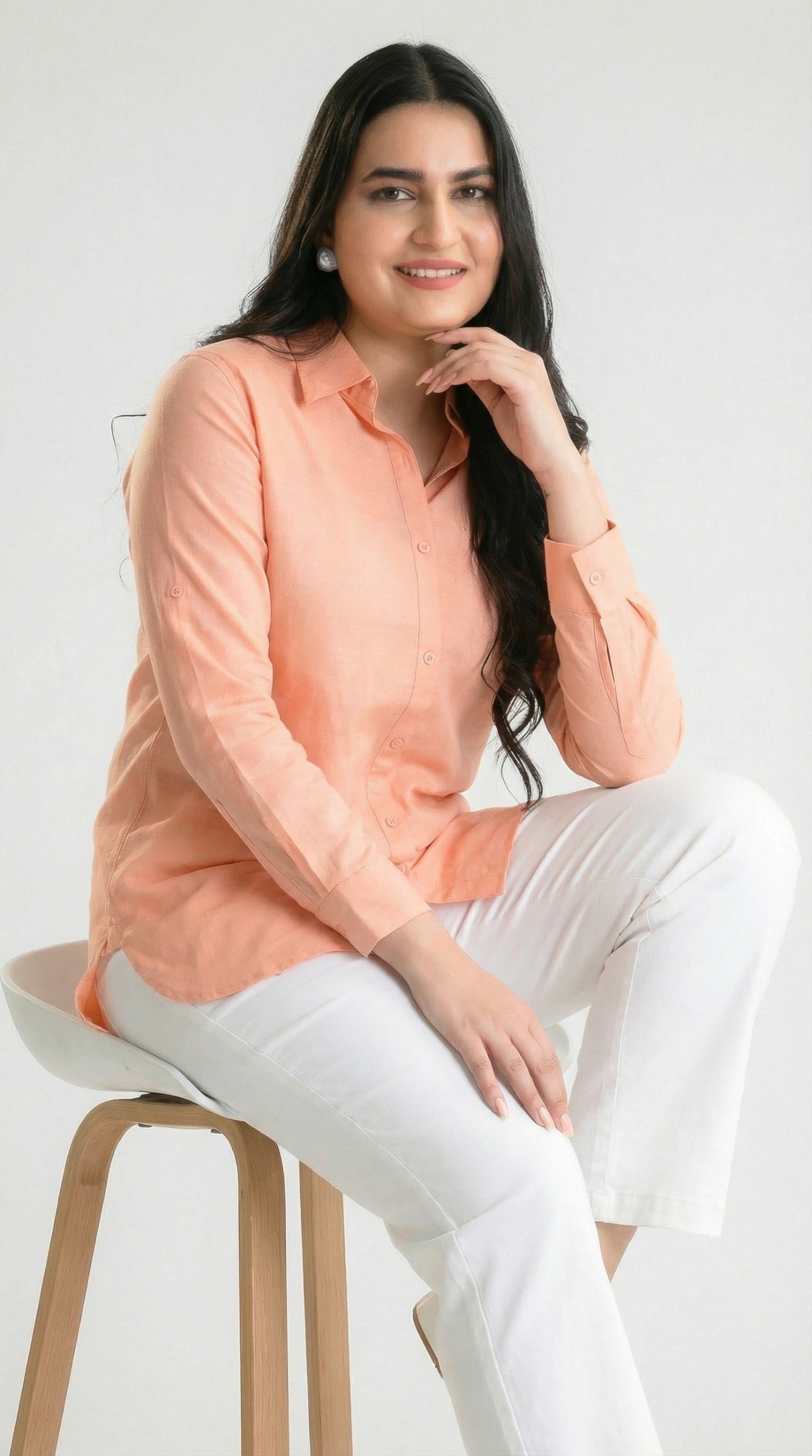 Product Carousel Image 15: Power Dressing in Soft Hues Top