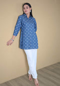 Product Carousel Image 3: Denim Top with a Heart