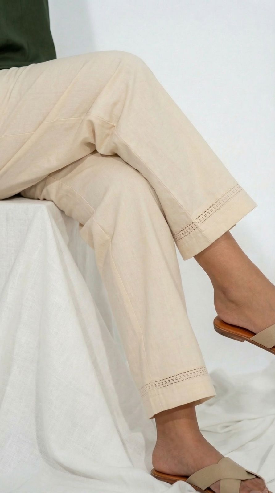 Full Broad Elasticated Pants - Etiquette Apparel