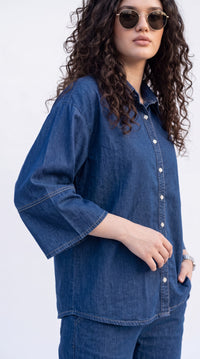 Smart Casual Denim Co-ord Set - Etiquette Apparel