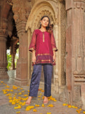 A formal short Maheshwari chanderi blend top lined with a cotton inner Etiquette Apparel