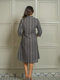 Product Carousel Image 6: Collared Striped Dress for Women