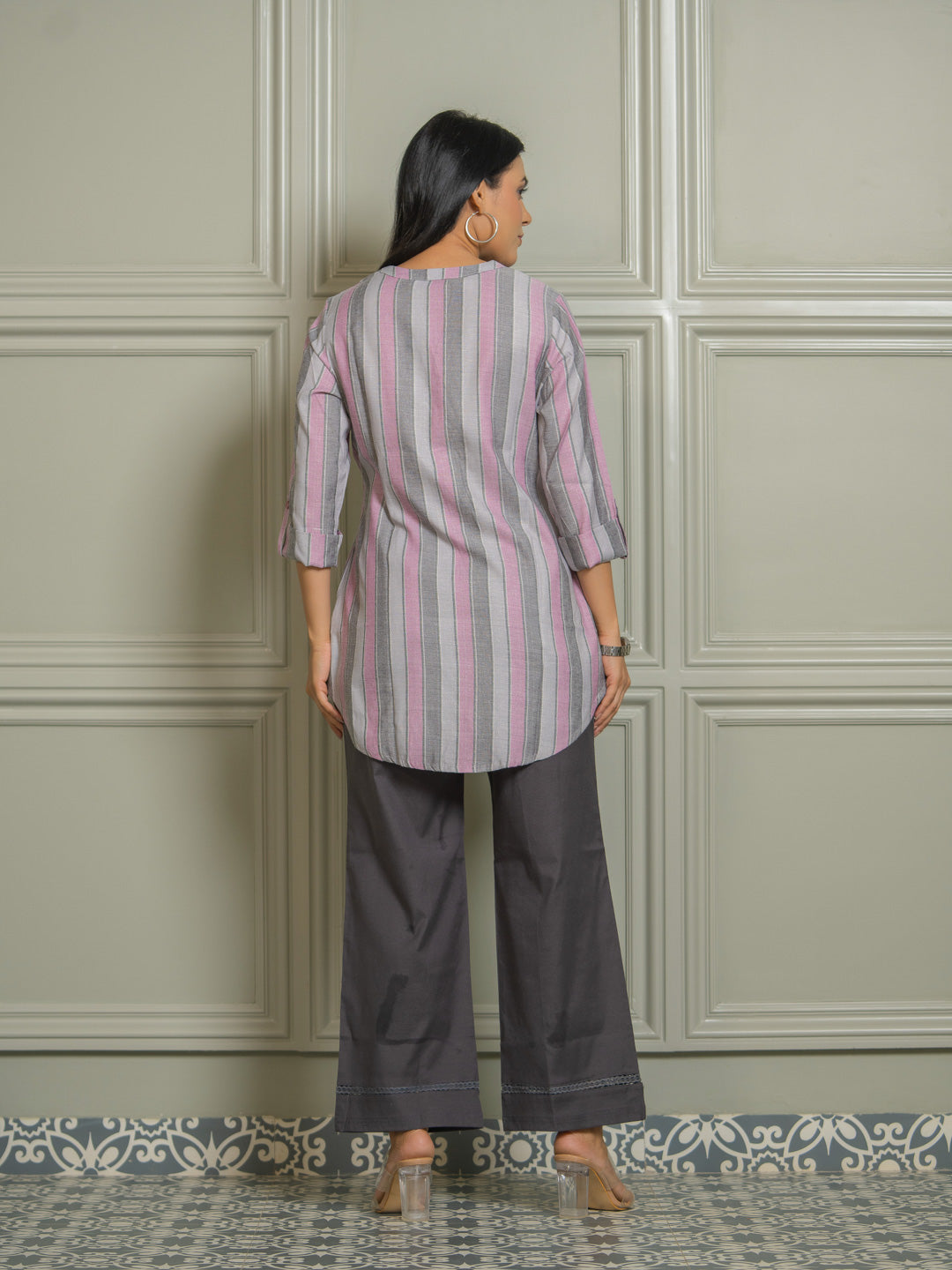 Product Carousel Image 18: Women’s Striped Blend Shirts