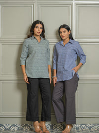 Pattern Play Geometric Top - Etiquette Apparel