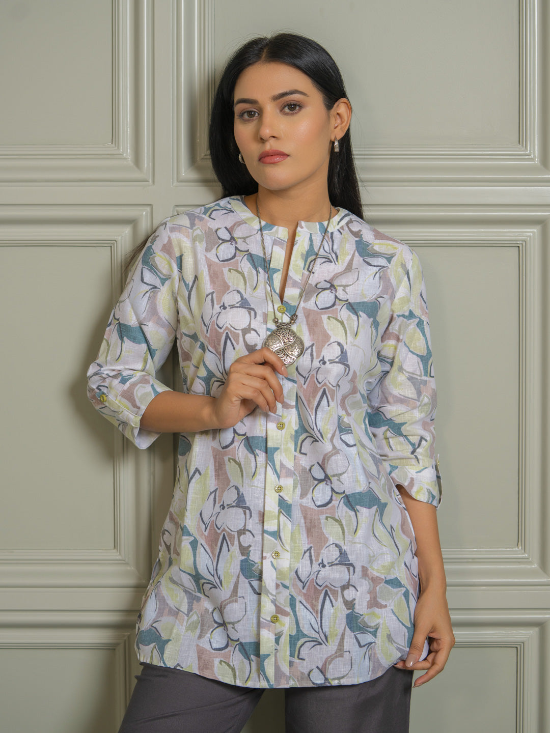 Earthern Garden Top - Etiquette Apparel