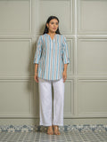 Product Carousel Image 6: Women’s Striped Blend Shirts