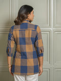 Product Carousel Image 6: Women’s Oversized Cotton Check Shirts