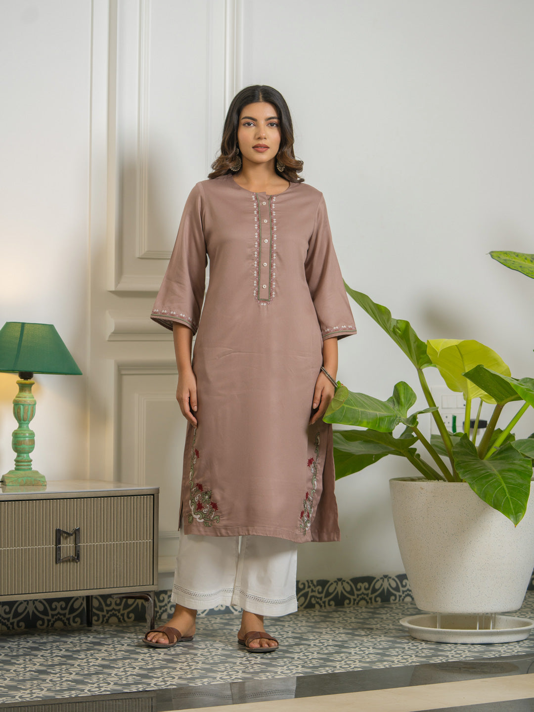 Designer Kurta with Sleeve Detail