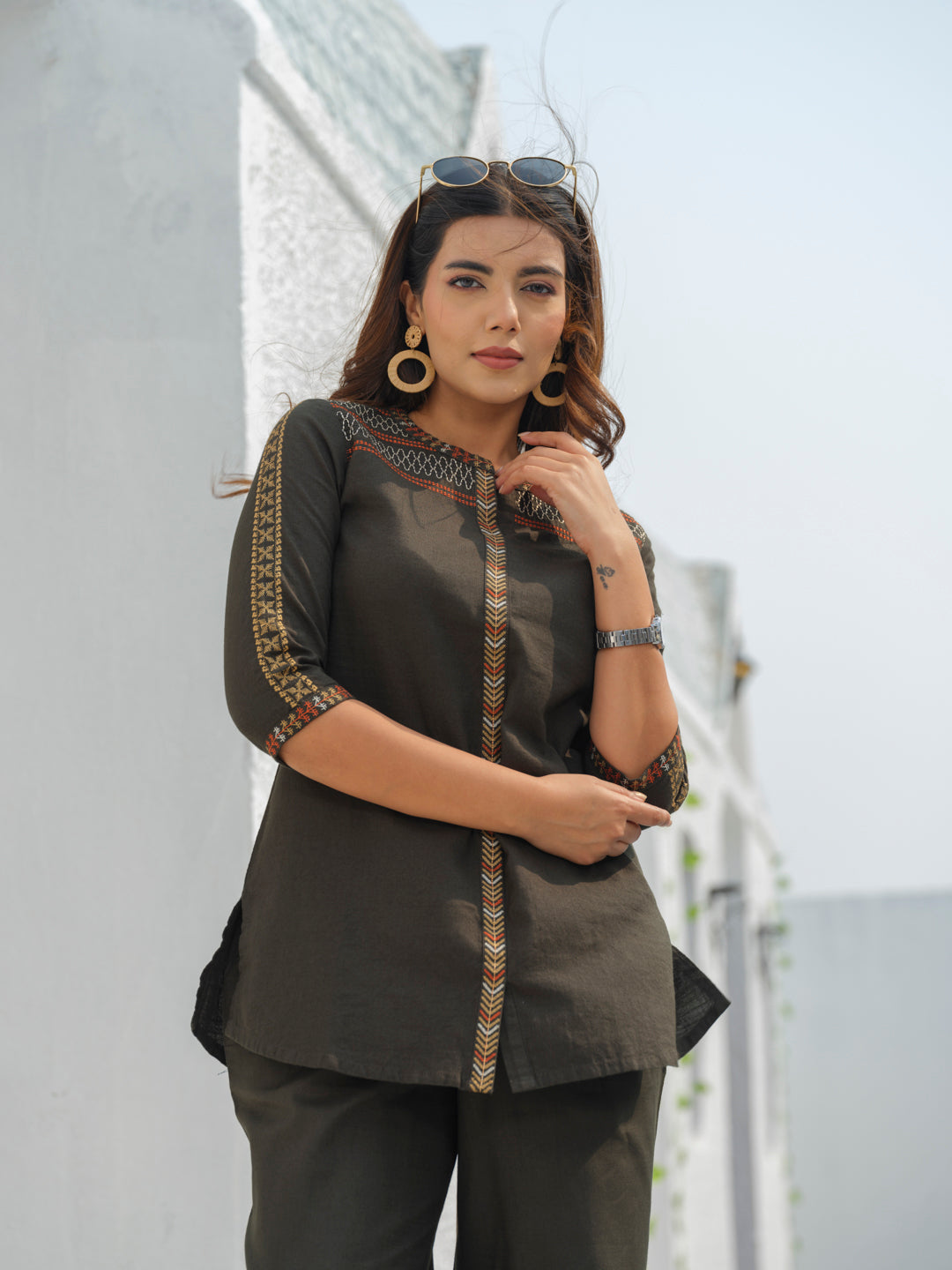Boss Babe Chic : The Olive Dream Co-ord Set - Etiquette Apparel 