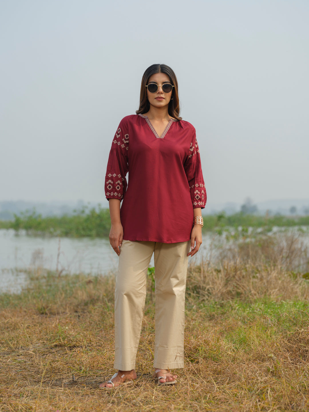 Product Carousel Image 4: Raglan Sleeved Top