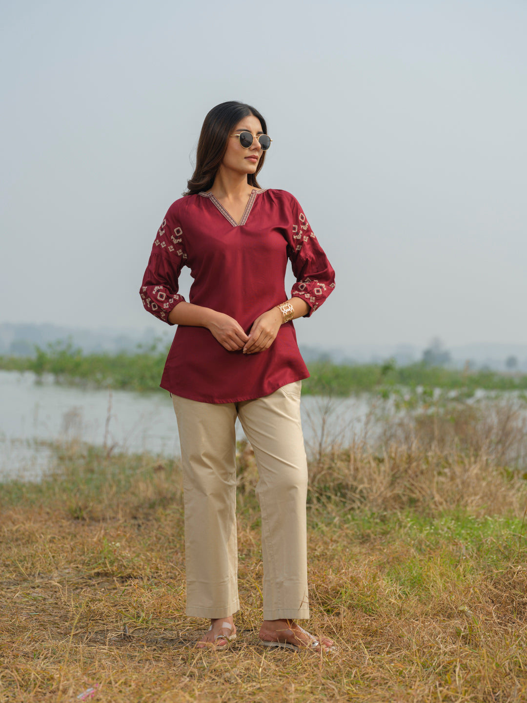 Product Carousel Image 3: Raglan Sleeved Top