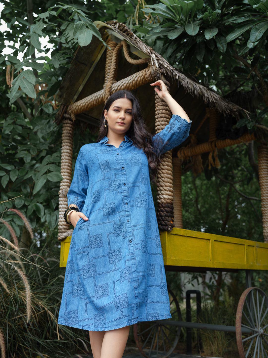Product Carousel Image 3: Blue Crush Indigo Dress