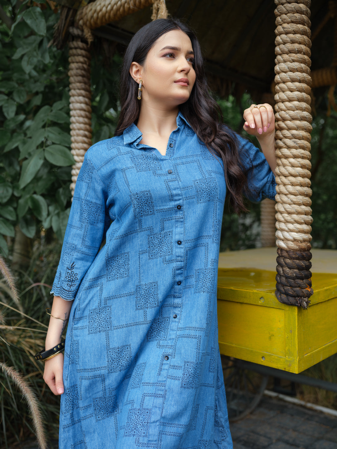 Product Carousel Image 6: Blue Crush Indigo Dress