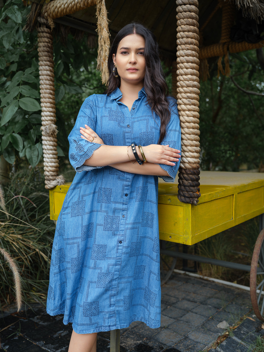 Product Carousel Image 5: Blue Crush Indigo Dress