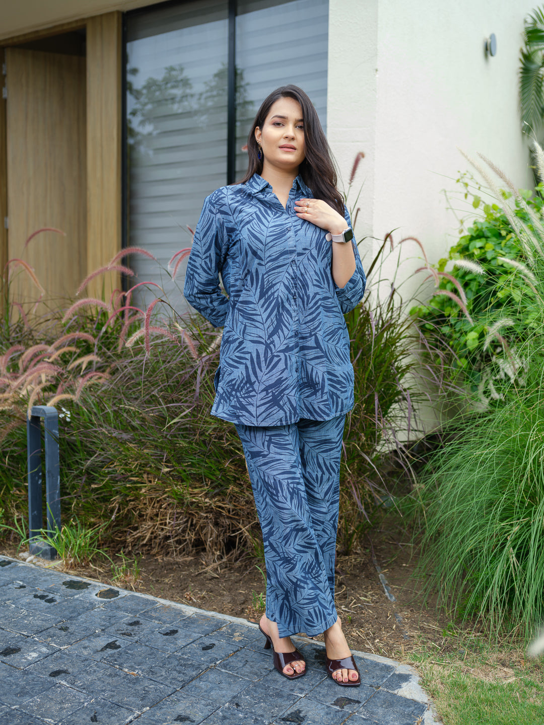 Tropic Trail Denim Co-Ordset - Etiquette Apparel