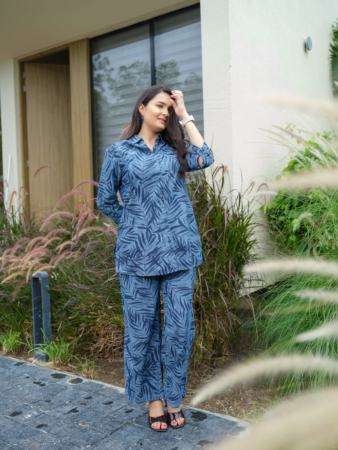 Tropic Trail Denim Co-Ordset - Etiquette Apparel