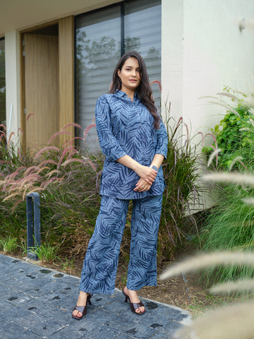 Tropic Trail Denim Co-Ordset - Etiquette Apparel 