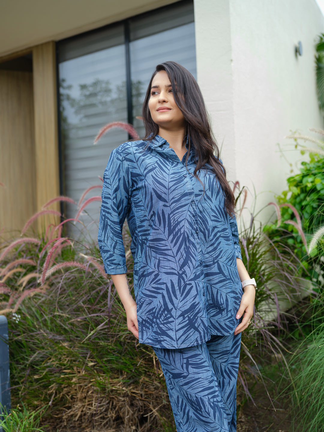 Tropic Trail Denim Co-Ordset - Etiquette Apparel