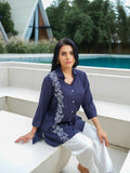Product Carousel Image 11: Embroidered Ease Solid Coloured Top