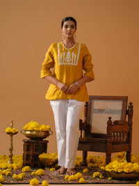 Floral Embossed Embroidery - Etiquette Apparel
