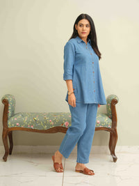 Stylish Denim Co Ord Set for Women - Etiquette Apparel