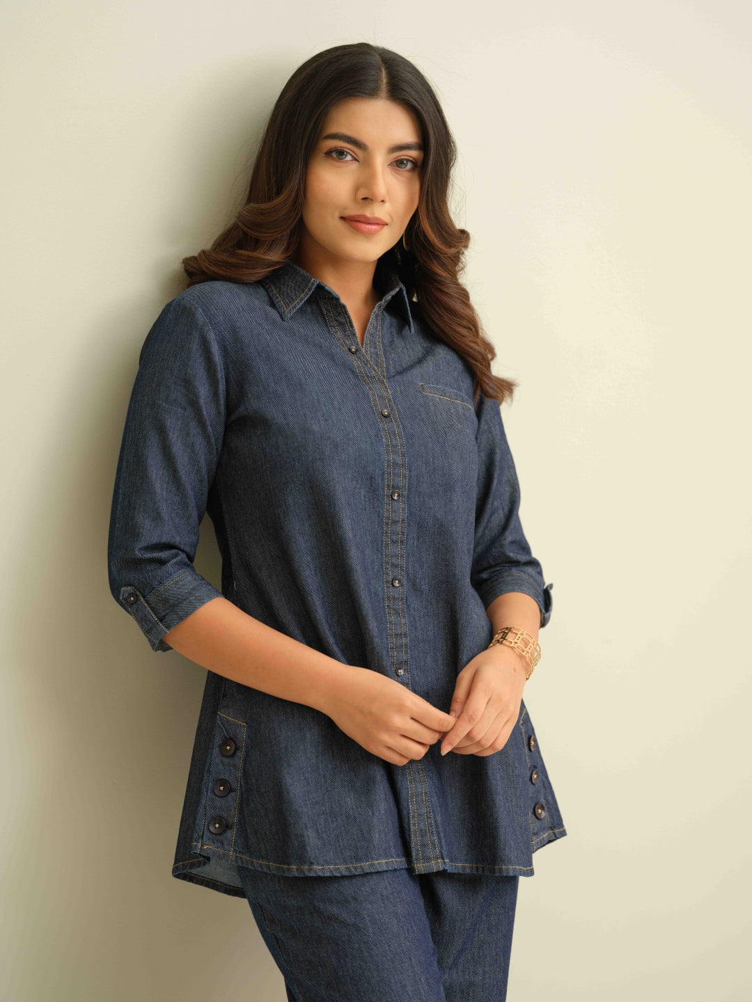 Product Carousel Image 6: Effortless Edgy Denim Co-ord set