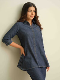 Stylish Denim Co Ord Set for Women - Etiquette Apparel