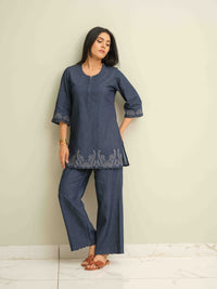 Stitch, Shade & Slay Denim Co-ord Set - Etiquette Apparel