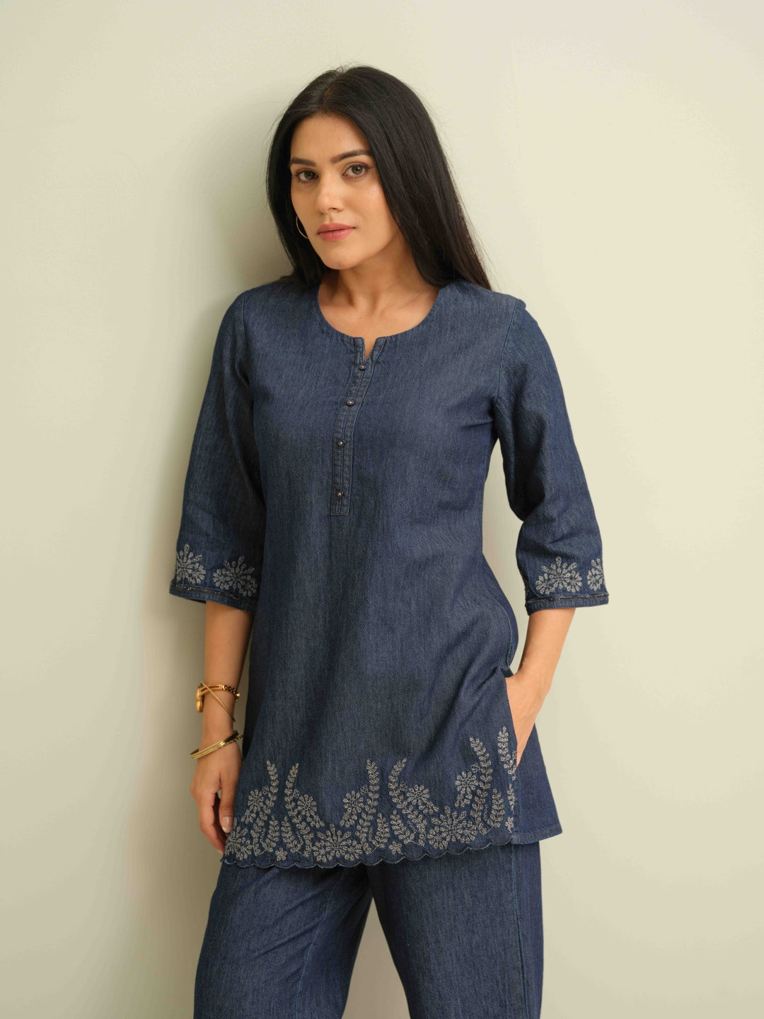 Product Carousel Image 6: Stitch, Shade & Slay Denim Co-ord Set