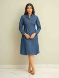 Product Carousel Image 2: Tie Your Way Indigo Dress