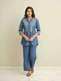 Indigo Muse Co-ord Set - Etiquette Apparel