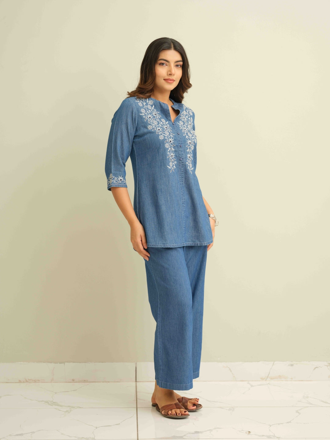 Indigo Muse Co-ord Set - Etiquette Apparel