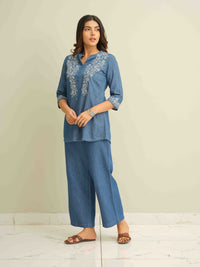 Indigo Muse Co-ord Set - Etiquette Apparel