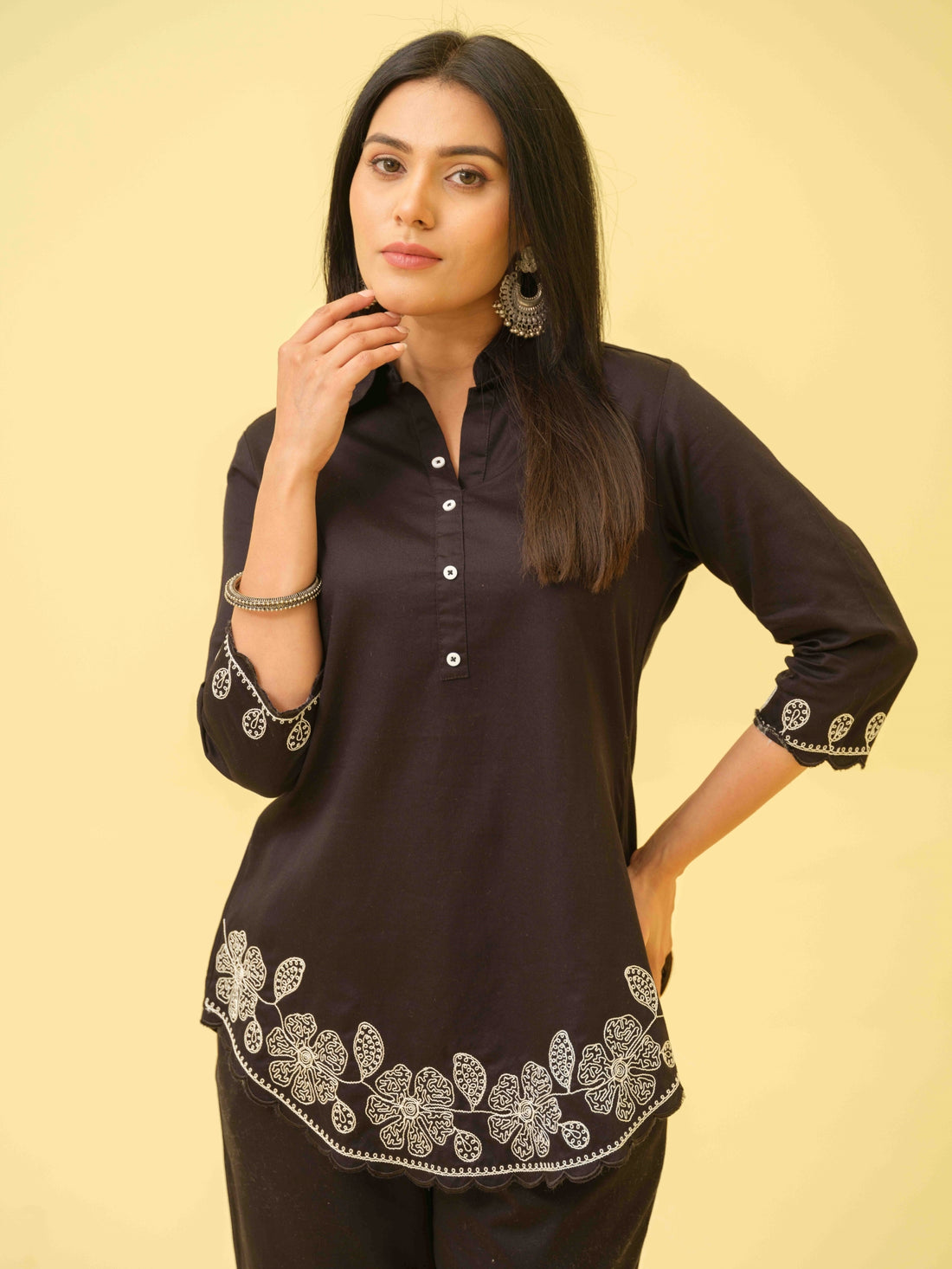 Shadow Bloom Co-ord Set - Etiquette Apparel 