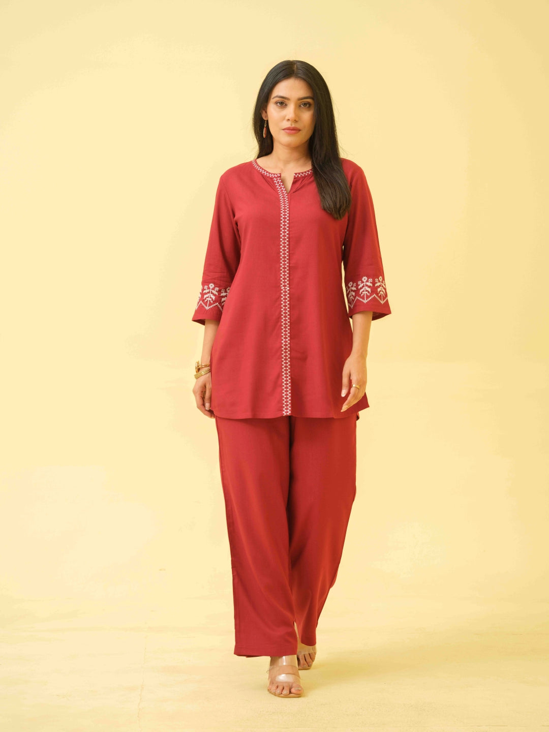 Solid Statement Strong Impression Co-Ord Set - Etiquette Apparel 