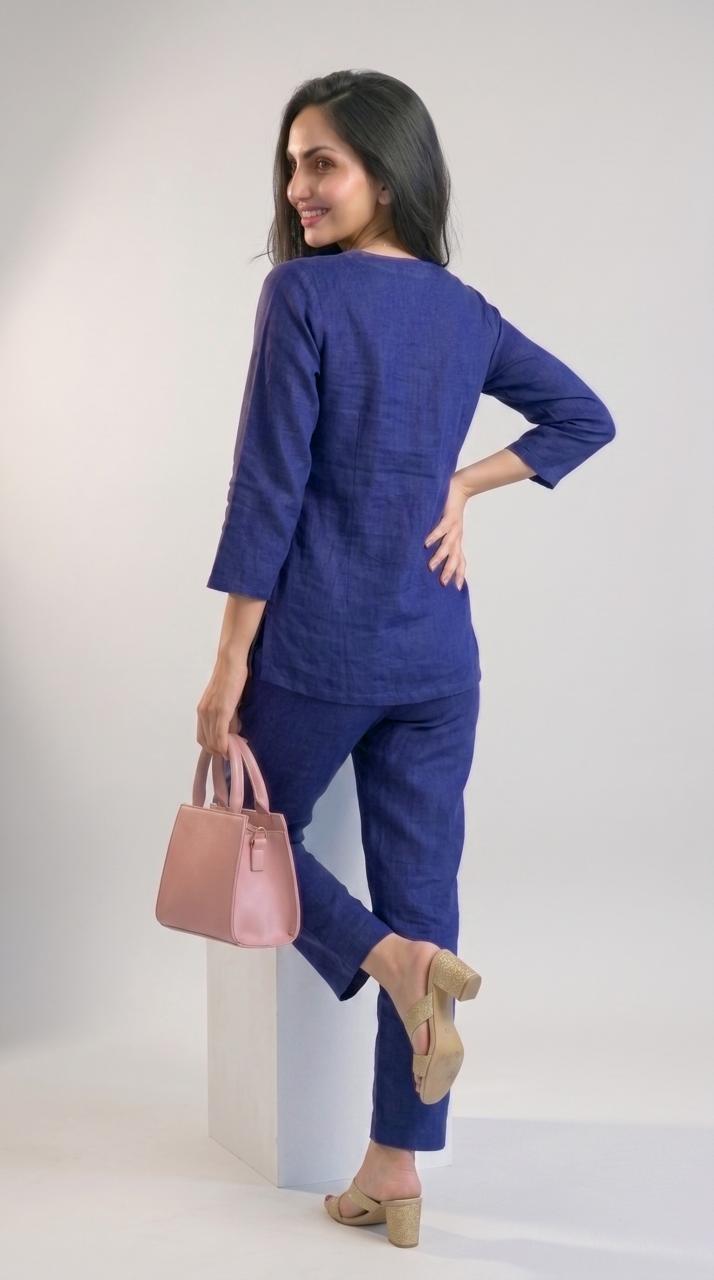 Product Carousel Image 5: Bloom in Blue Co-ord set