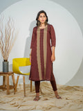 Chanderi Kurta Woven - Etiquette Apparel 