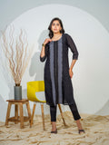 Chanderi Kurta Woven - Etiquette Apparel 