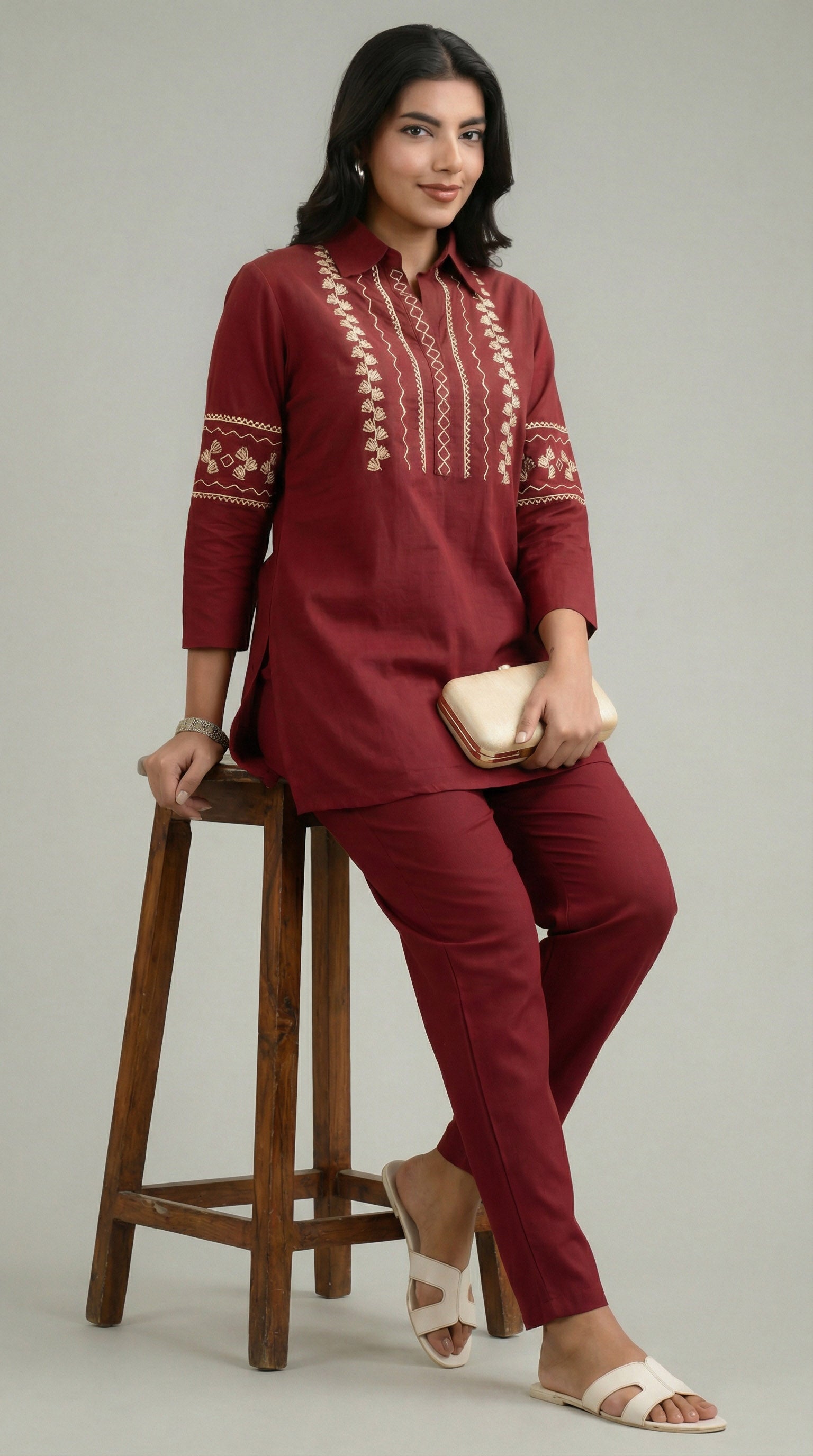 Product Carousel Image 1: The Effortless Office Staple Co-ord Set