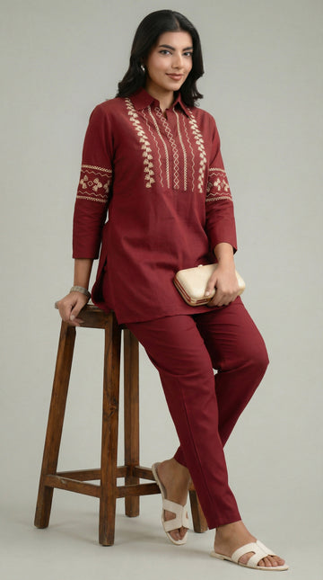 The Effortless Office Staple Co-ord Set - Etiquette Apparel 