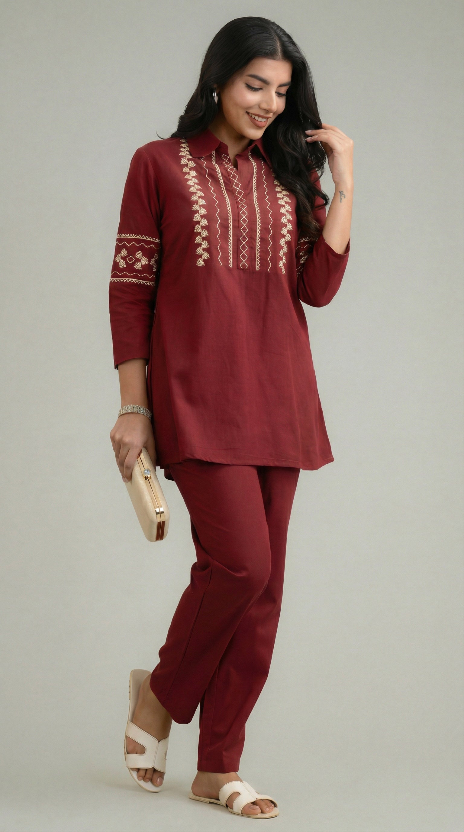 Product Carousel Image 3: The Effortless Office Staple Co-ord Set