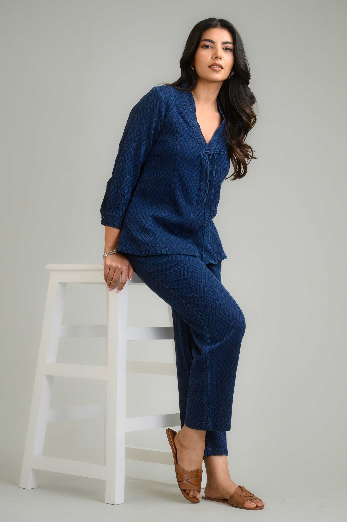 Textured Modern Edge Co-Ord Set - Etiquette Apparel