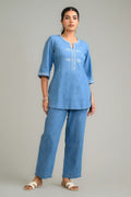 Product Carousel Image 0: Easy Breezy Denim Co-ord Set