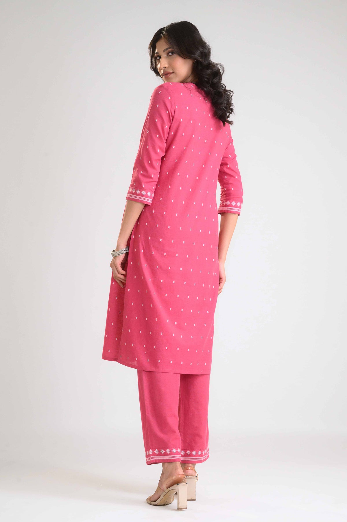 Everyday Jamdani Glow Kurta Set - Etiquette Apparel